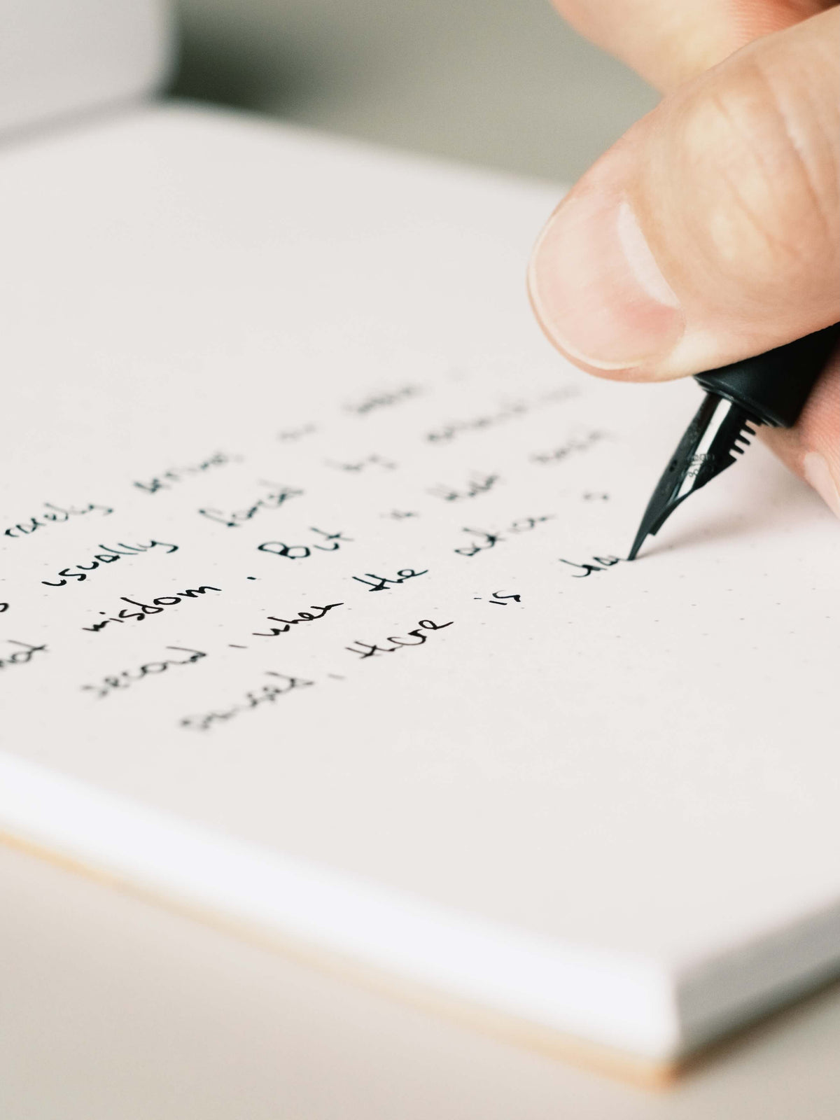 Commonplace notebook entry on keeping the lines that make you pause