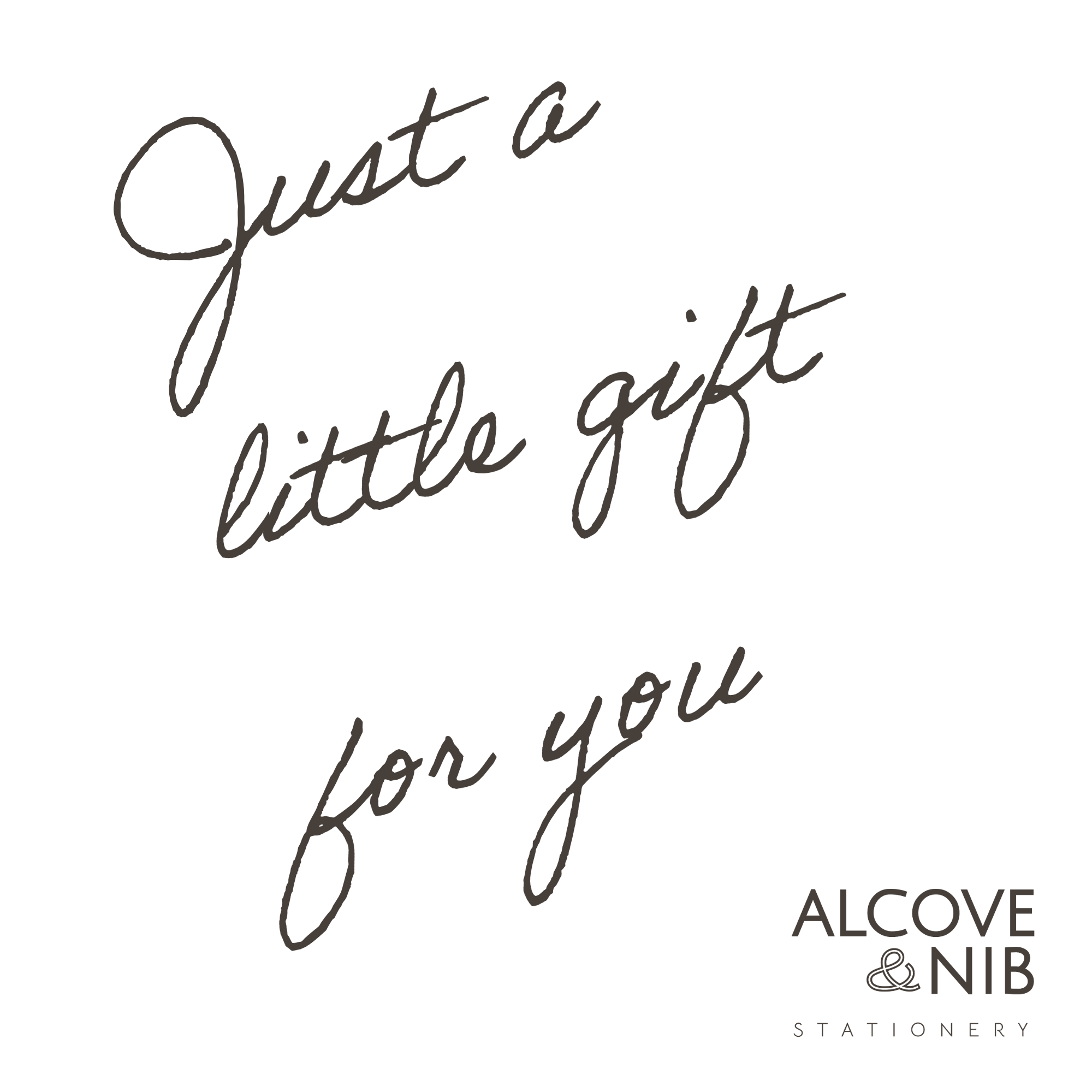 Alcove & Nib Gift CardAN-25 - Alcove & Nib Stationery