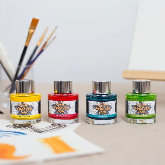Diamine Forever Ink, Permanent Pigment Fountain Pen Ink 50ml-Alcove & Nib Stationery