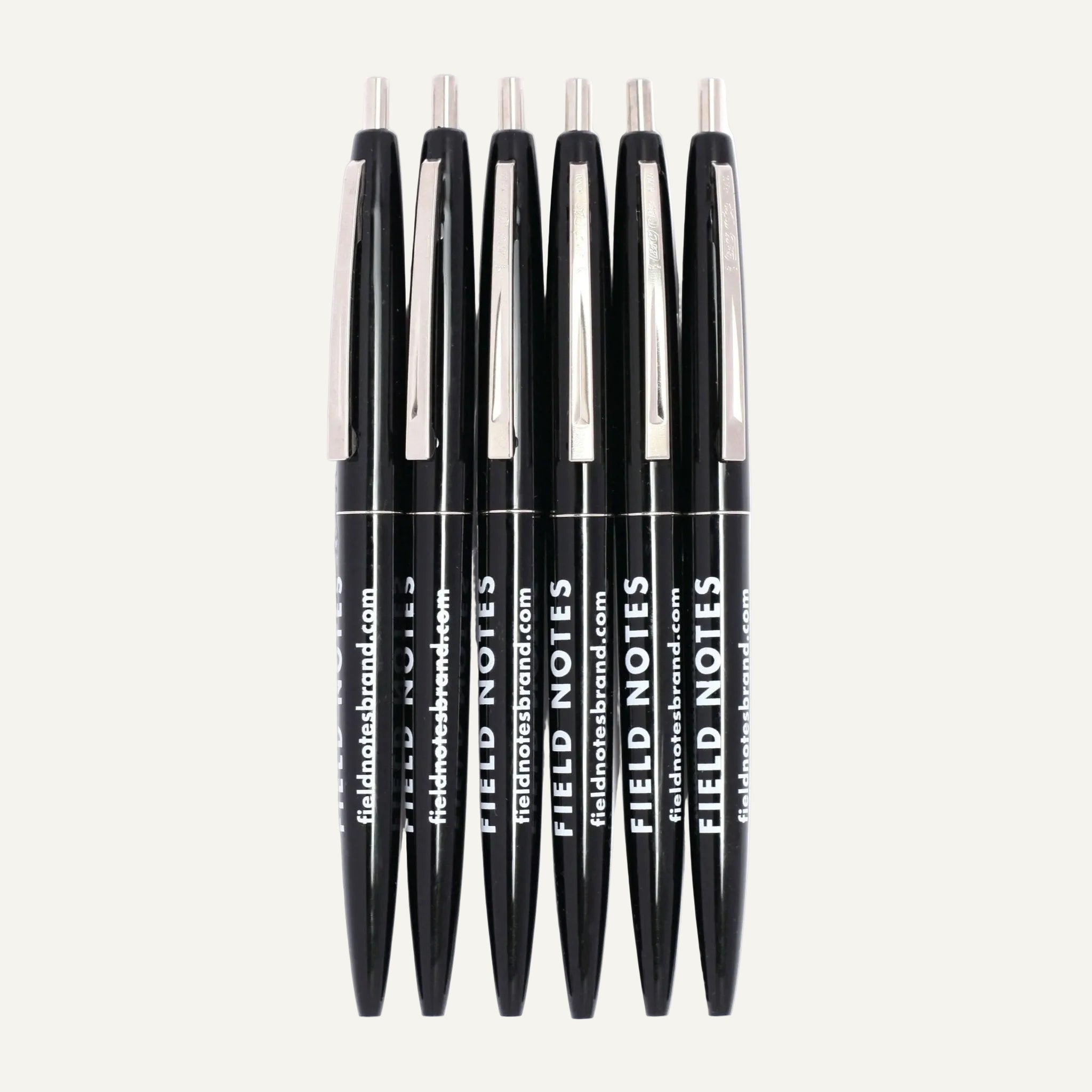 Field Notes Ballpoint Clic Pen 6 - pack - BlackFN-06b - Alcove & Nib Stationery