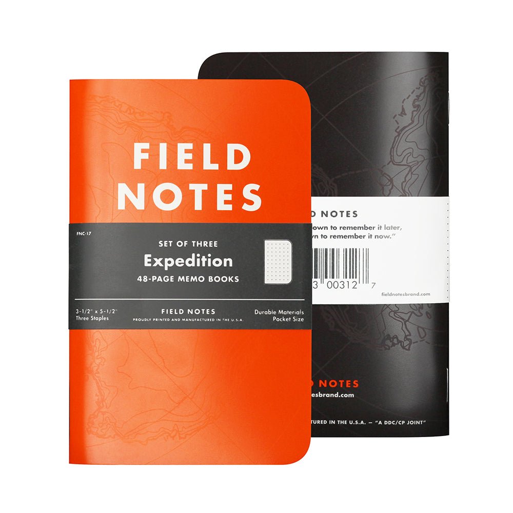Field Notes Expedition Edition 3 - PackFNC-17 - Alcove & Nib Stationery