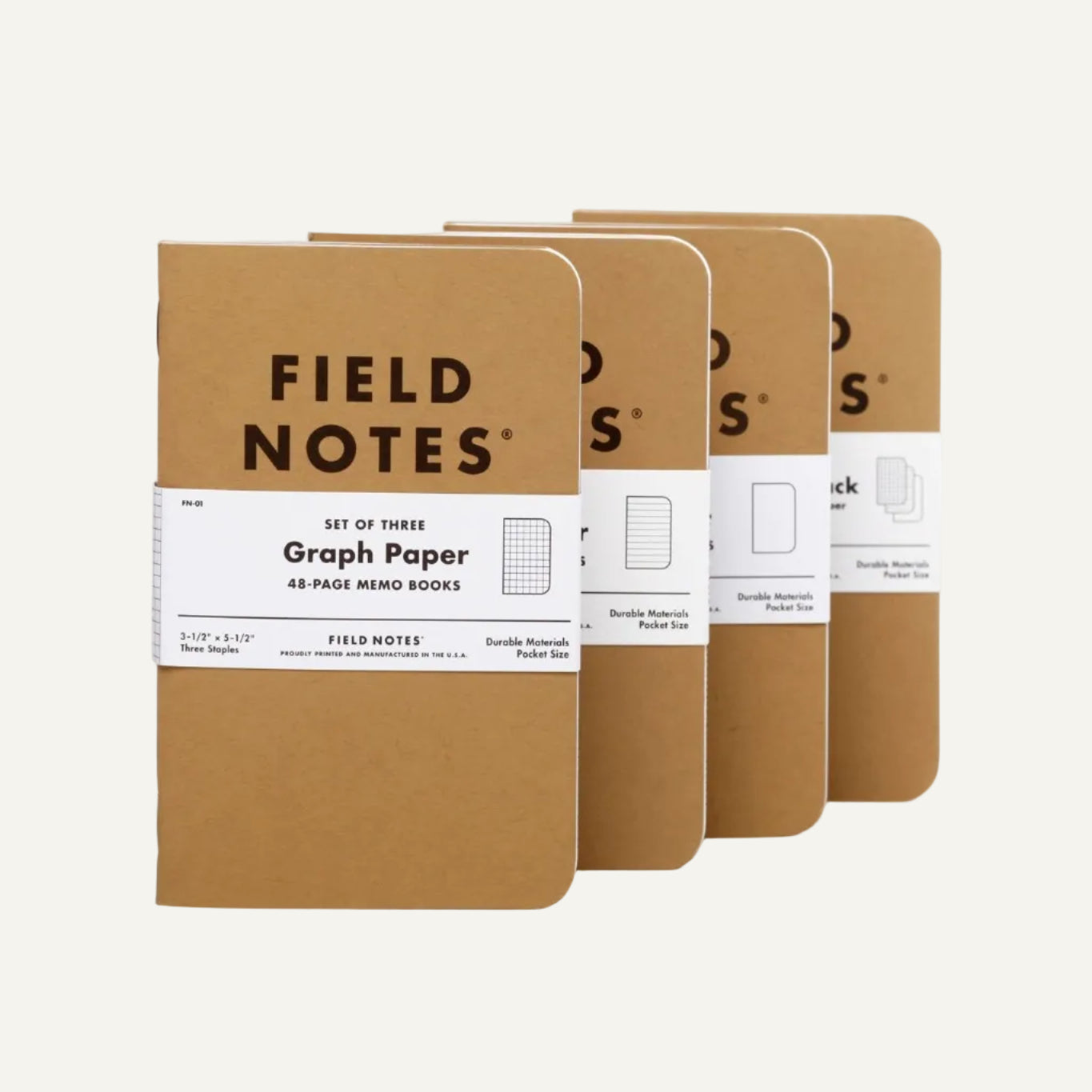Field Notes Original Pack 3 - PackFN-01 - Alcove & Nib Stationery