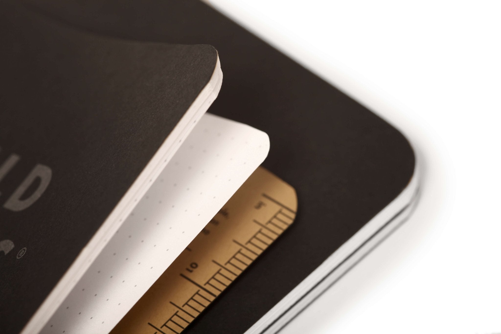 Field Notes Pitch Black Memo Dot Grid Book 3 - PackFN-34 - Alcove & Nib Stationery