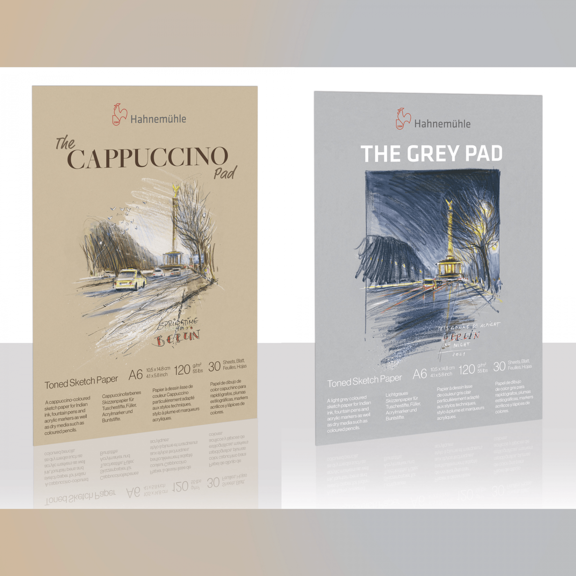 Hahnemühle The Grey Pad & The Cappuccino Pad10625330 - Alcove & Nib Stationery