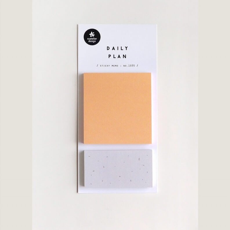 Sticky Memo - Daily Plan - 2 pads - Alcove & Nib Stationery