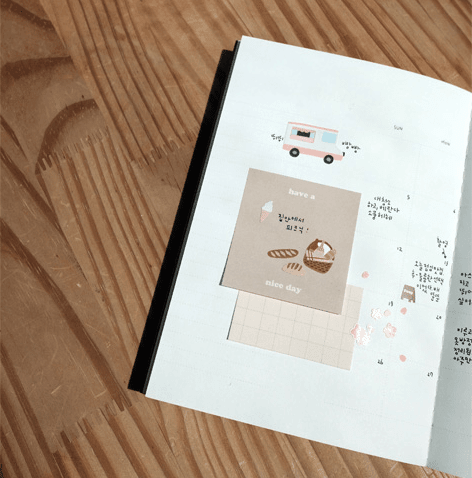 Sticky Memo - Daily Plan - 2 pads - Alcove & Nib Stationery