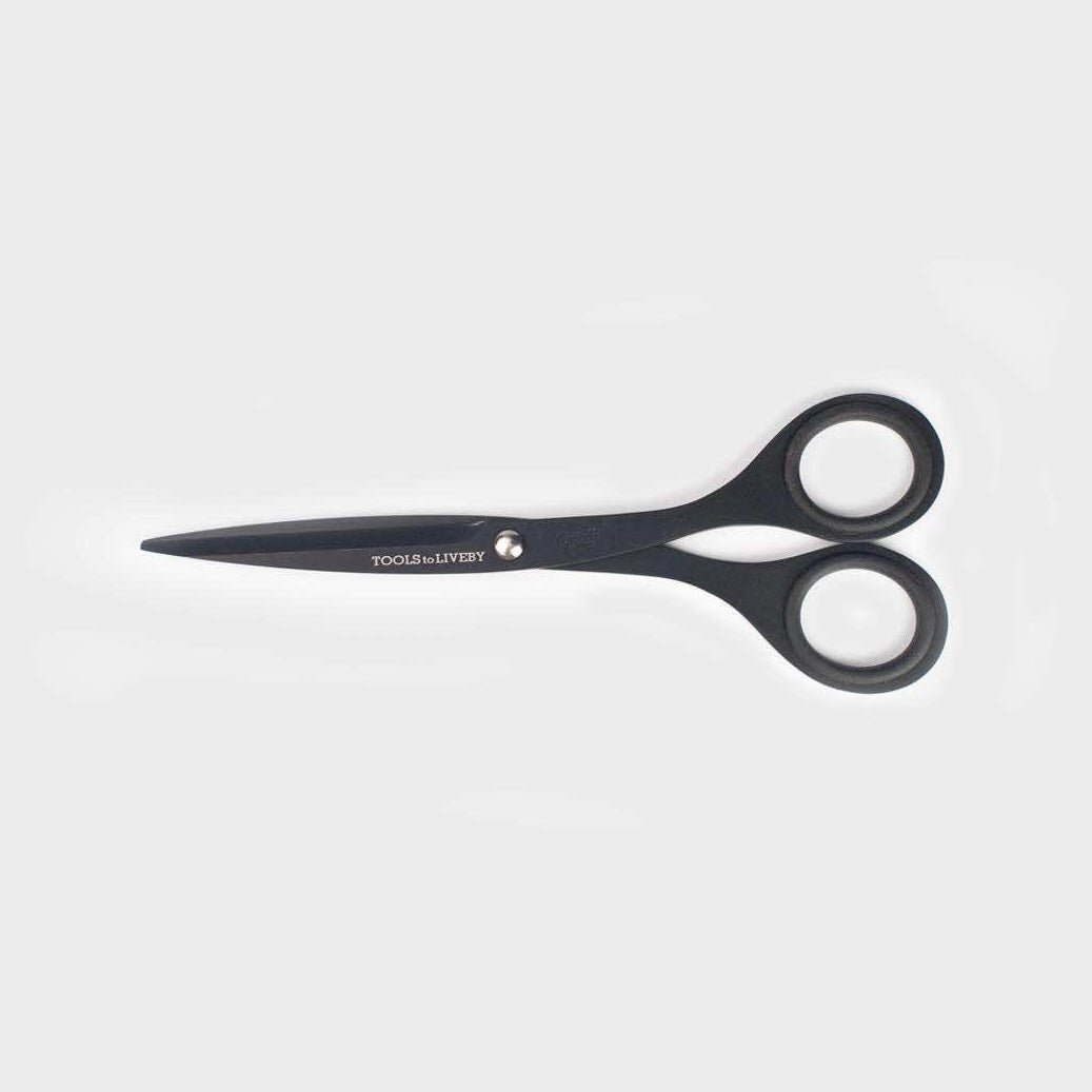 Tools to Live By - Scissors 6.5" BlackTTLB-SCS65-BK - Alcove & Nib Stationery