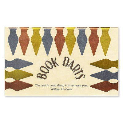 Book Darts - Mixed MetalsPACK15CTMIXED - Alcove & Nib Stationery