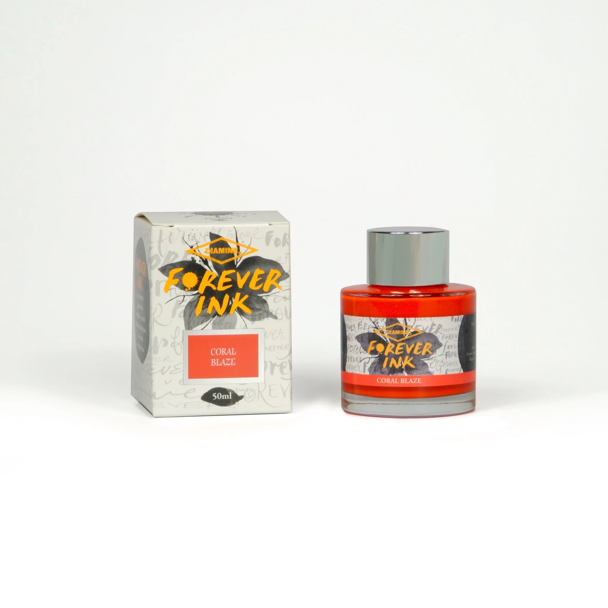 Diamine Forever Ink, Permanent Pigment Fountain Pen Ink 50ml-Alcove & Nib Stationery