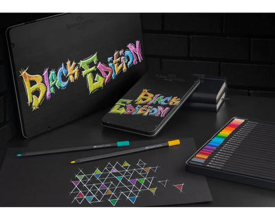 Faber - Castell Black Edition Colour Pencils — Tin of 121164133 - Alcove & Nib Stationery