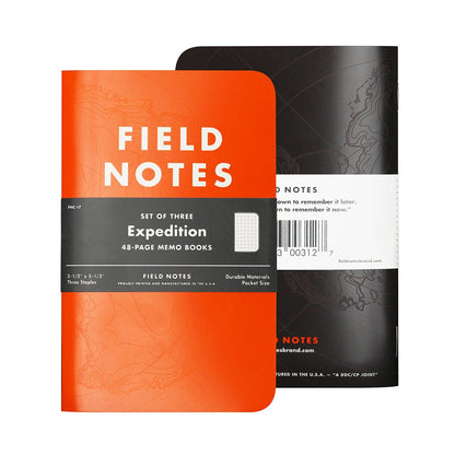 Field Notes Expedition Edition 3 - PackFNC-17 - Alcove & Nib Stationery