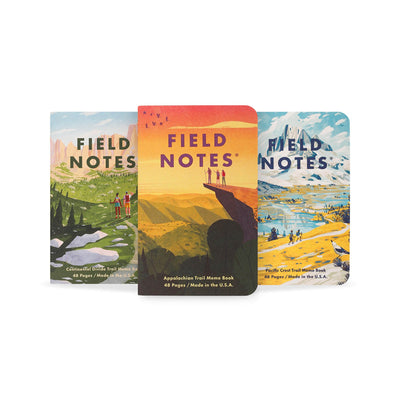 Field Notes Explore America Notebooks 3 - Pack - Alcove & Nib Stationery
