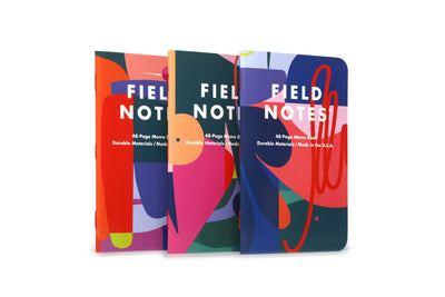 Field Notes Flora Edition Memo Books 3 - PackFNC-62 - Alcove & Nib Stationery