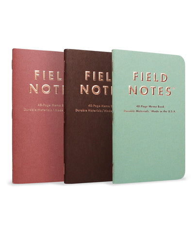 Field Notes Lucky Edition Memo Books (3 - Pack)PNC-70 - Alcove & Nib Stationery