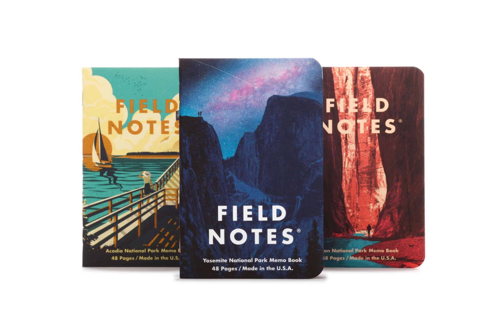 Field Notes National Parks Notebooks 3 - PackFNC-43a - Alcove & Nib Stationery