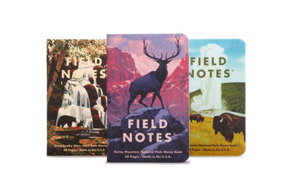 Field Notes National Parks Notebooks 3 - PackFNC-43c - Alcove & Nib Stationery