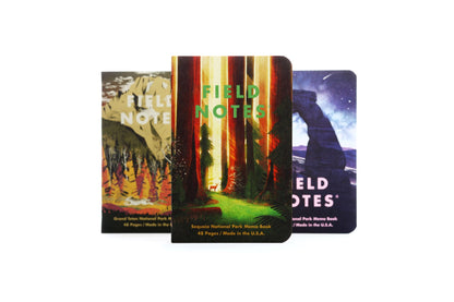 Field Notes National Parks Notebooks 3 - PackFNC-43d - Alcove & Nib Stationery