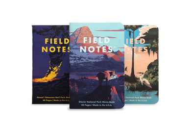 Field Notes National Parks Notebooks 3 - PackFNC-43f - Alcove & Nib Stationery
