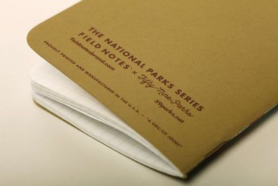 Field Notes National Parks Notebooks 3 - PackFNC-43f - Alcove & Nib Stationery