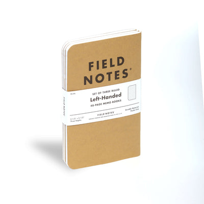 Field Notes Original Pack 3 - Pack Left HandedFN02L - Alcove & Nib Stationery