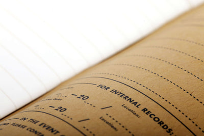 Field Notes Original Pack 3 - Pack Left HandedFN02L - Alcove & Nib Stationery