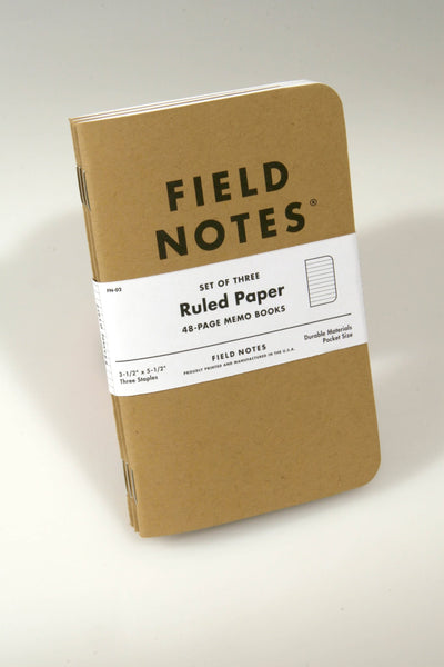 Field Notes Original Pack 3 - PackFN-04 - Alcove & Nib Stationery
