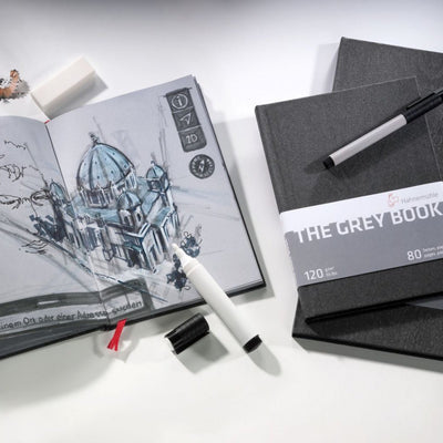 Hahnemühle The Grey Book & The Cappuccino Book A5 - Alcove & Nib Stationery