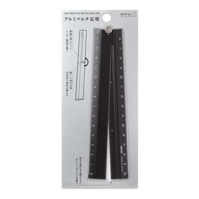 Midori Aluminum Multiple Ruler 30cm42286006 - Alcove & Nib Stationery