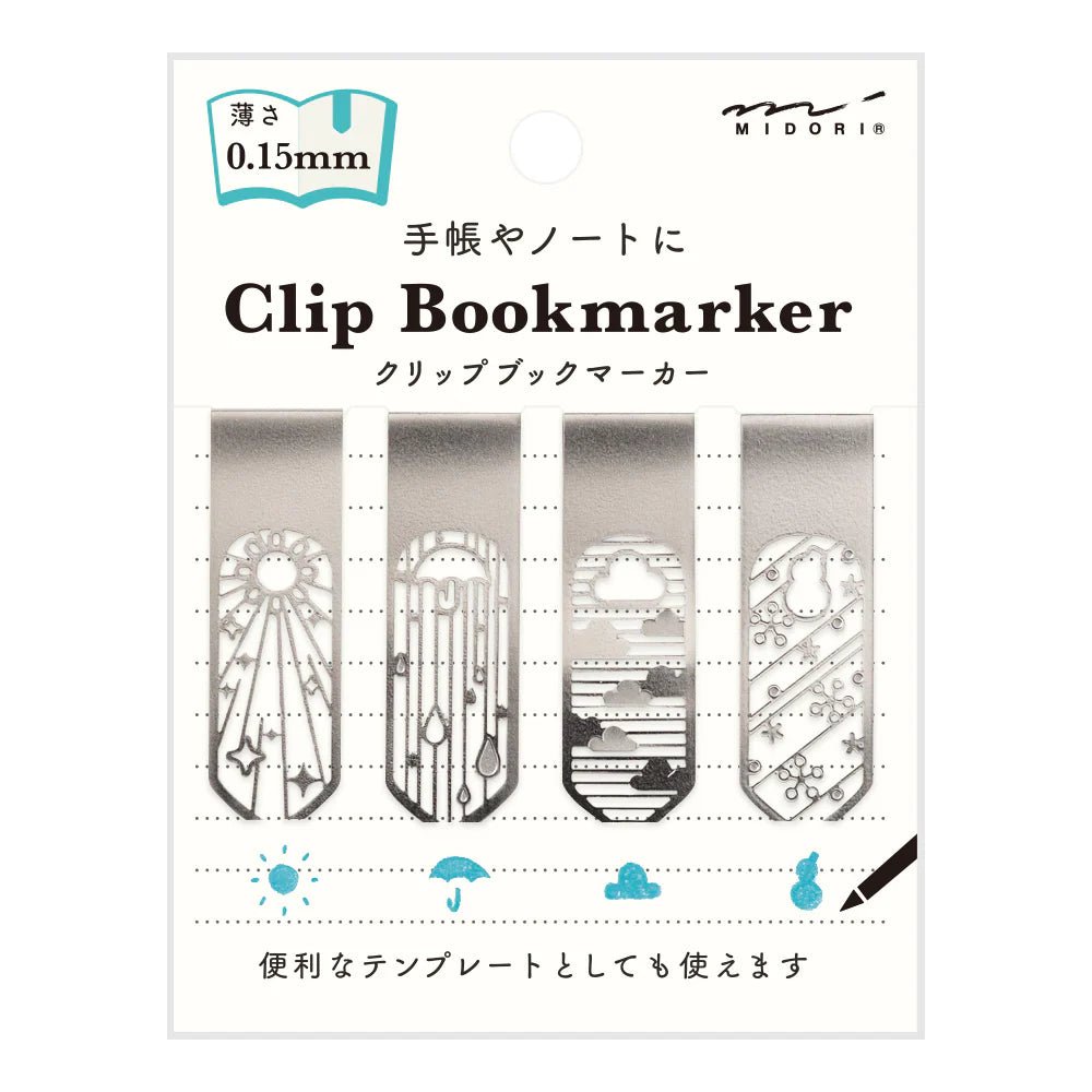 Midori Clip Bookmarker Weather43405006 - Alcove & Nib Stationery