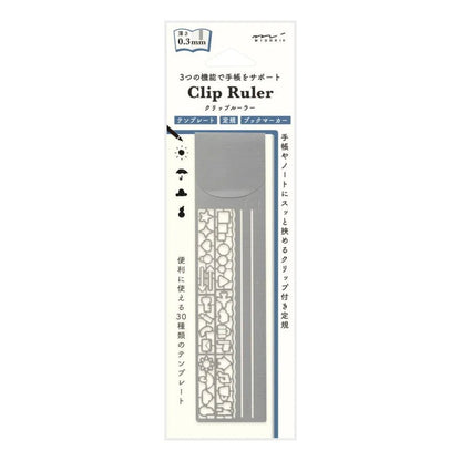 Midori Clip Ruler42289006 - Alcove & Nib Stationery