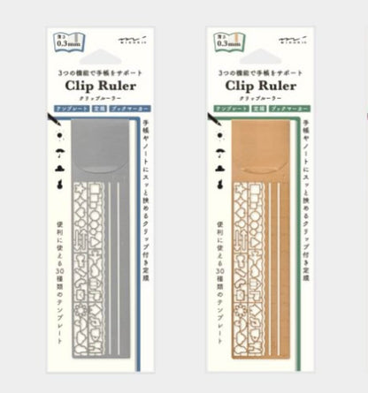 Midori Clip Ruler42290006 - Alcove & Nib Stationery