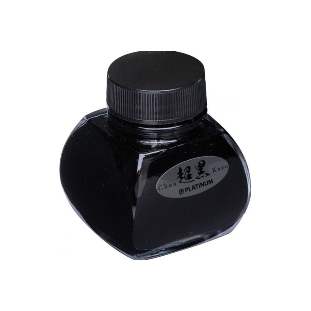 Platinum Pigmented Chou Kuro Black Ink 60ml - Alcove & Nib Stationery