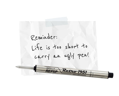 Retro 51 Rollerball Refill 3pkREF77-B - Alcove & Nib Stationery