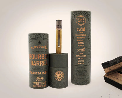Retro 51 Tornado Bourbon Barrel Rollerball PenVRR-2453 - Alcove & Nib Stationery