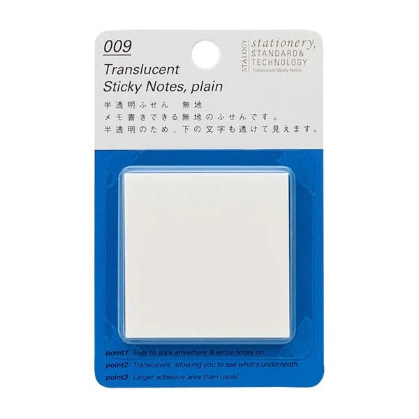 Stalogy Translucent Sticky NotesS3032 - Alcove & Nib Stationery