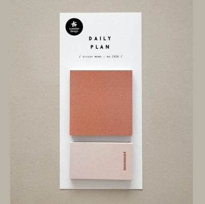Sticky Memo - Daily Plan - 2 pads - Alcove & Nib Stationery