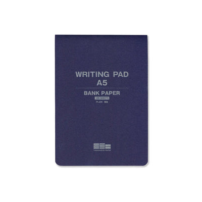 Yamamoto Writing Pad Plain Bank Paper A5MPA5-006 - Alcove & Nib Stationery